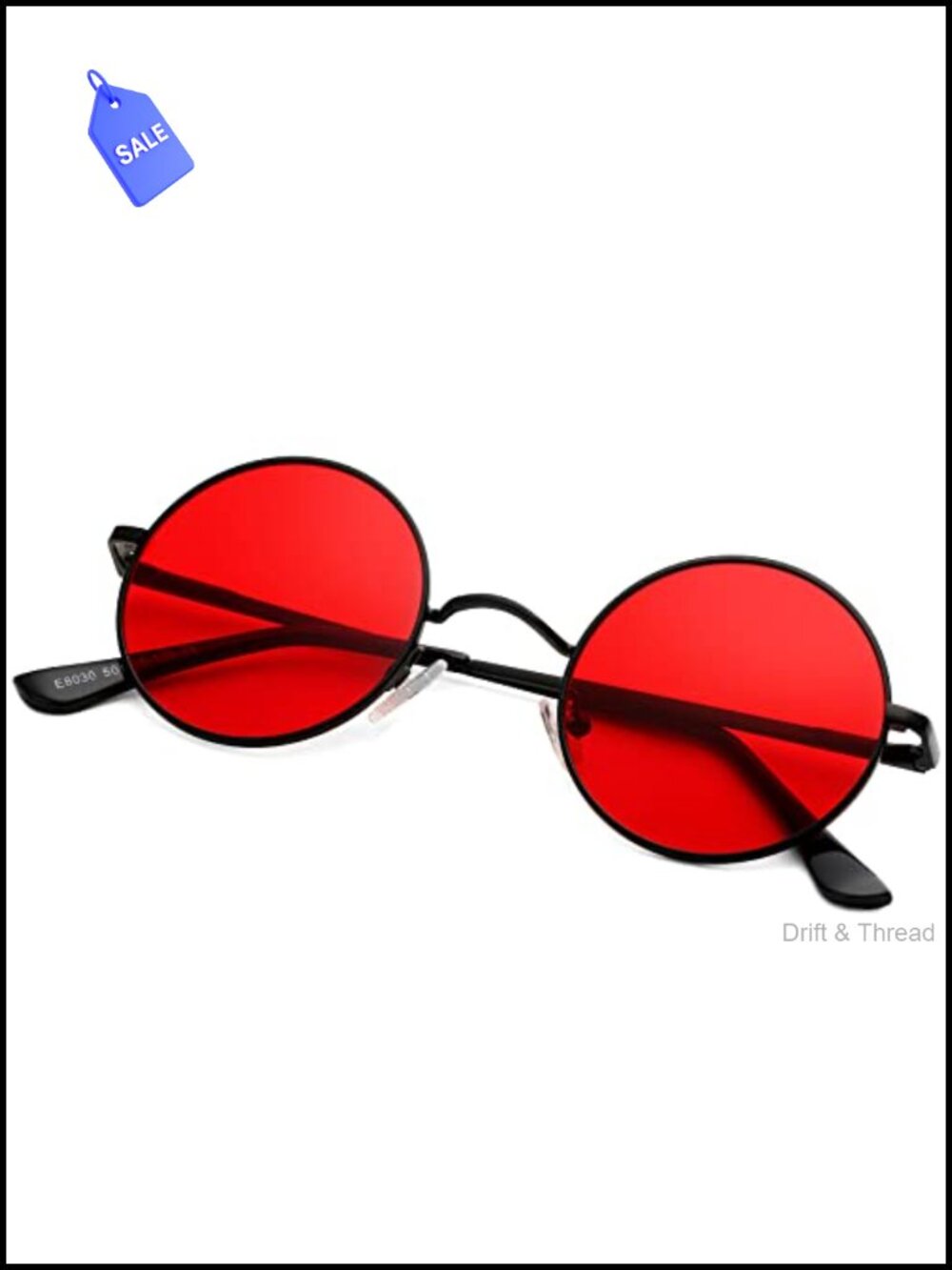 Round Polarized Sunglasses UV400 Retro Metal Full Frame Unisex